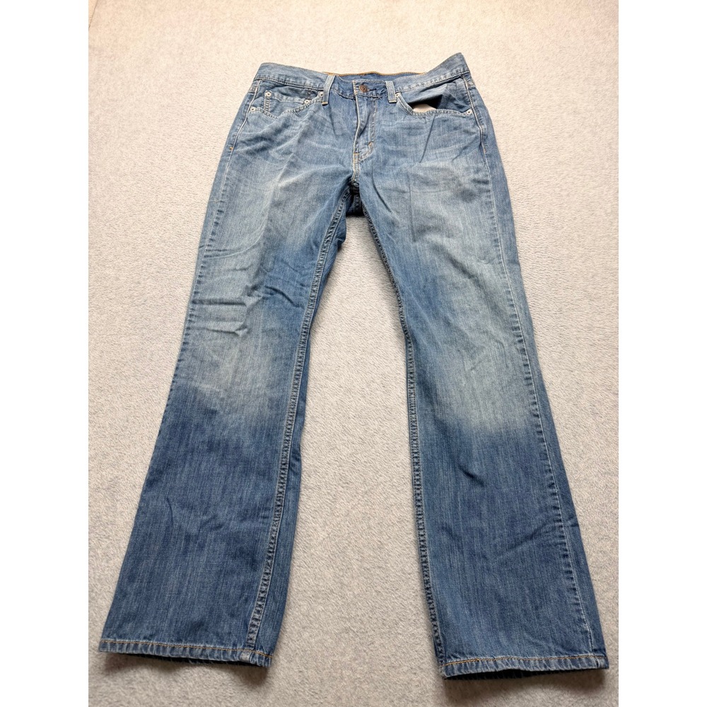 Levis 527 Slim Bootcut Jeans Mens 32x30 Blue Denim Medium Wash 05527-0175